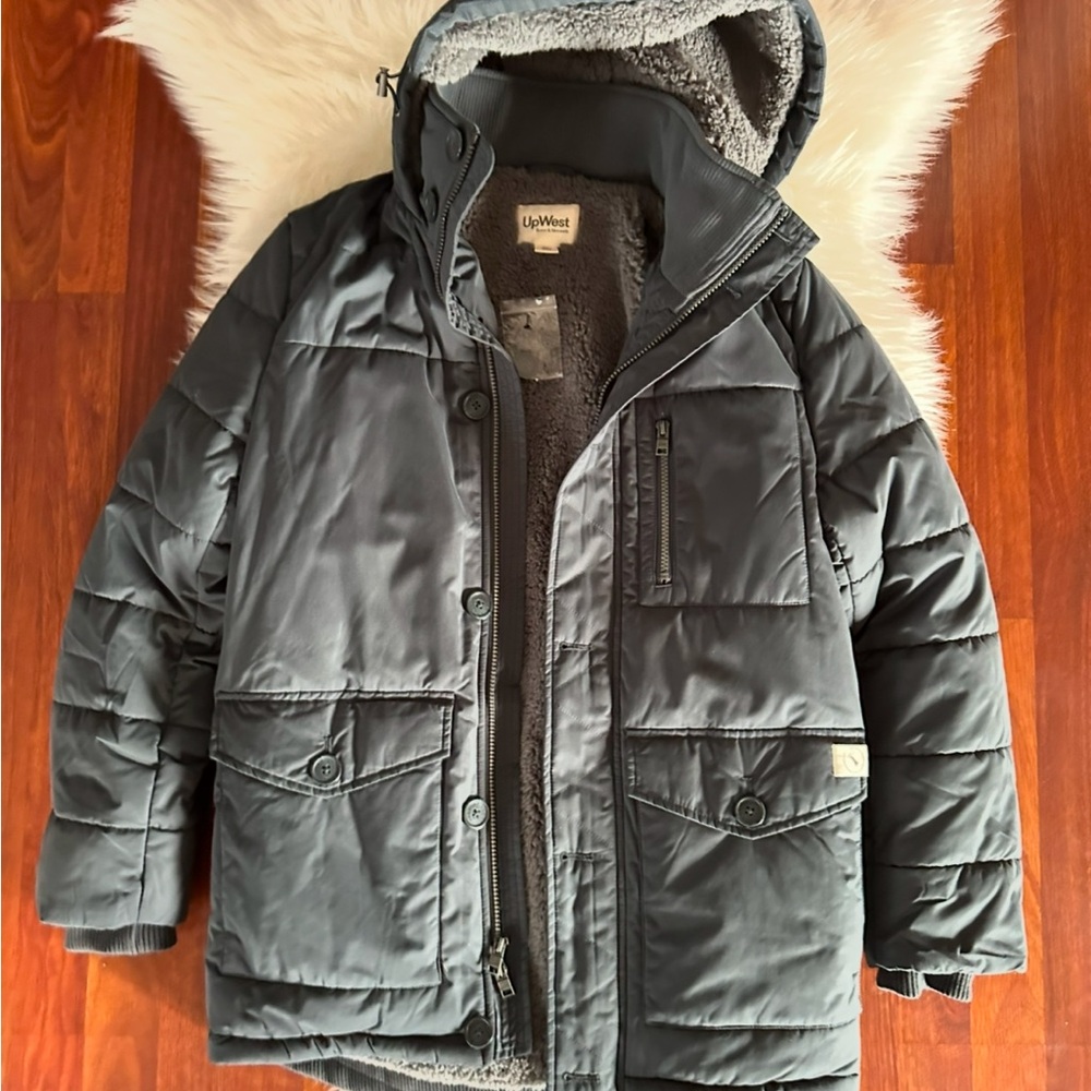 Upwest Sherpa Lined Parks Coat - Picture 4 of 12